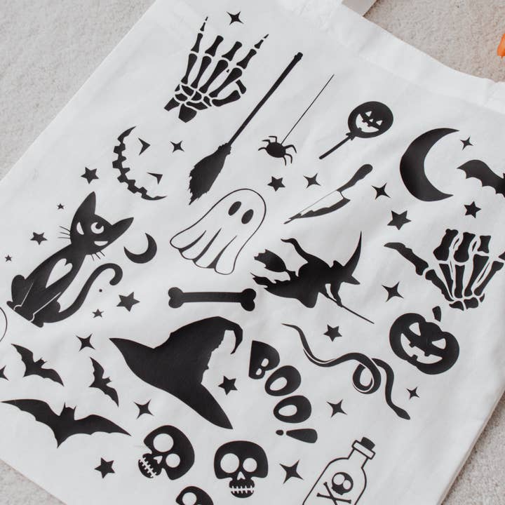 Halloween Little Things Candy Tote Bag for wholesale by Paper Giggles