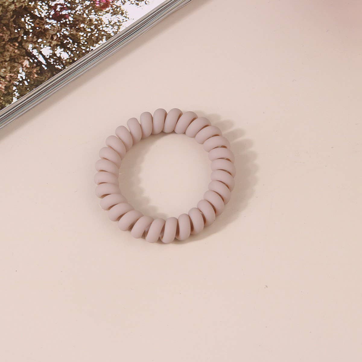 NINEXIS - Wholesale Hair Tie - CWAHA1379_SIMPLE FROSTED PHONE CORD HAIR TIE7