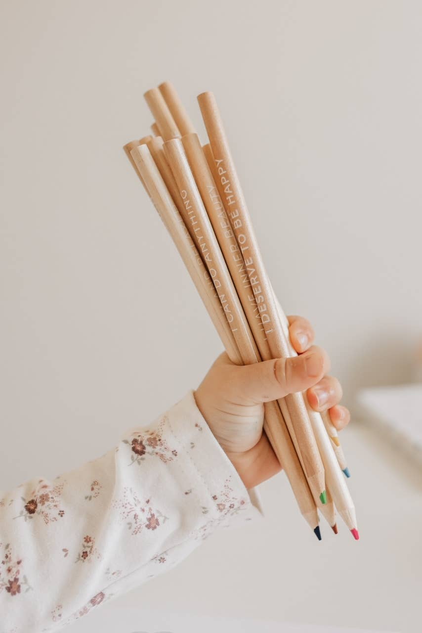 Mindful and Co Kids USA - Wholesale Colored Pencil - Affirmation Coloring Pencils5