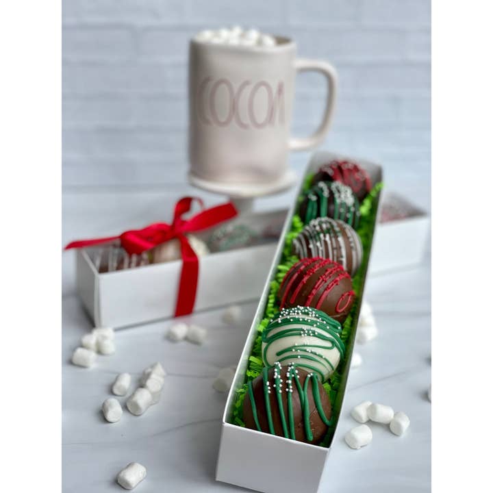 Chocolates Unlimited by Denise - Wholesale Hot Cocoa Mix/Kit - Mini Hot Chocolate Bombs (Box of 6)