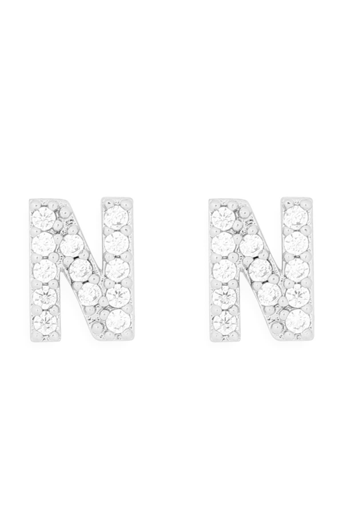MYS Wholesale Inc - Wholesale Stud/Post Earrings - Cubic Zirconia Initial Earrings26