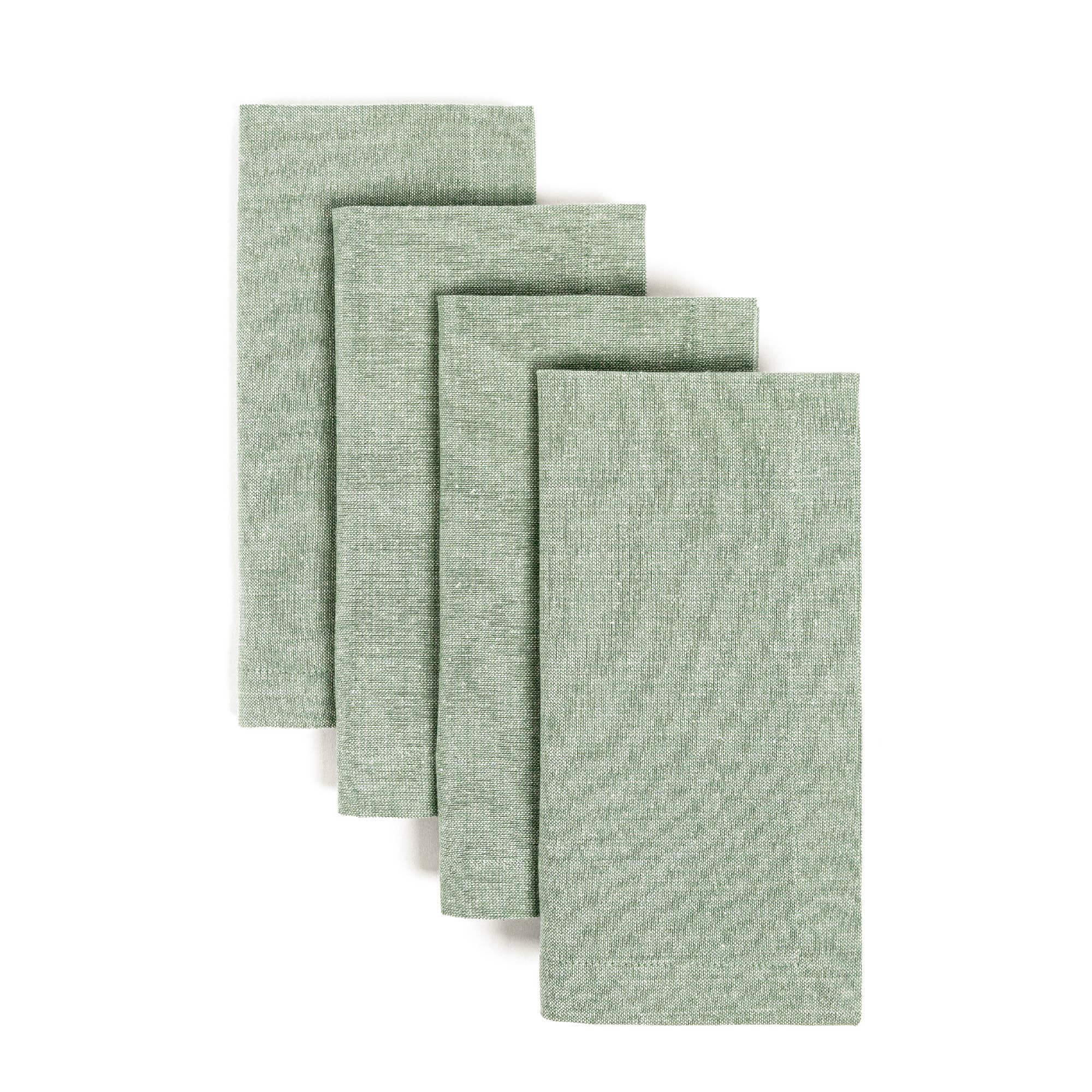 over&back - Wholesale Dinner & Cloth Napkin - Chambray Cotton Napkins – Set of 422