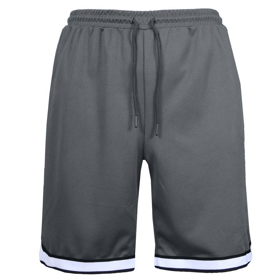 Galaxy By Harvic - Wholesale Athletic Shorts - Men's - Men's Premium Active Moisture Wicking Workout  Mesh Shorts 1