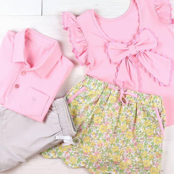 Shrimp and Grits Kids - Wholesale Skort - Kids - Sunny Blooms Skort4