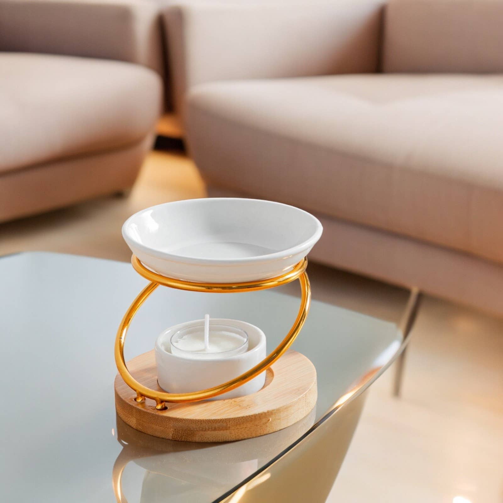 Zen'Arôme - Wholesale Oil Warmer - Hula scented wax warmer and scented melt - gift idea4