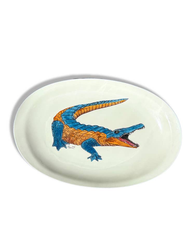 Florida Gator Oval Game Day Platter for wholesale by Mona H Paintings