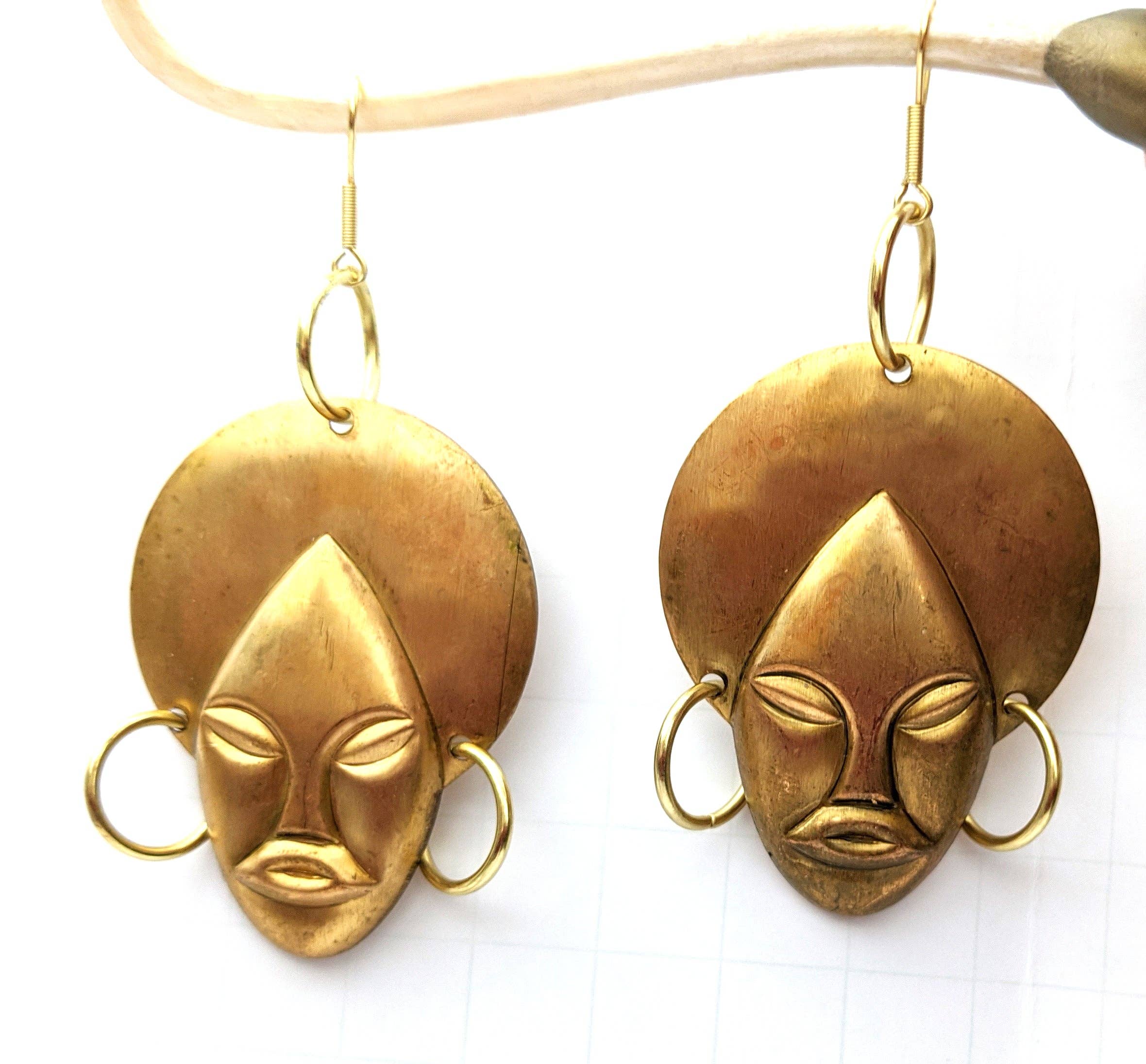 Gay Isber Designs - Wholesale Dangle Earrings - Brass Genie Earrings USA Gay Isber gift bag XL6