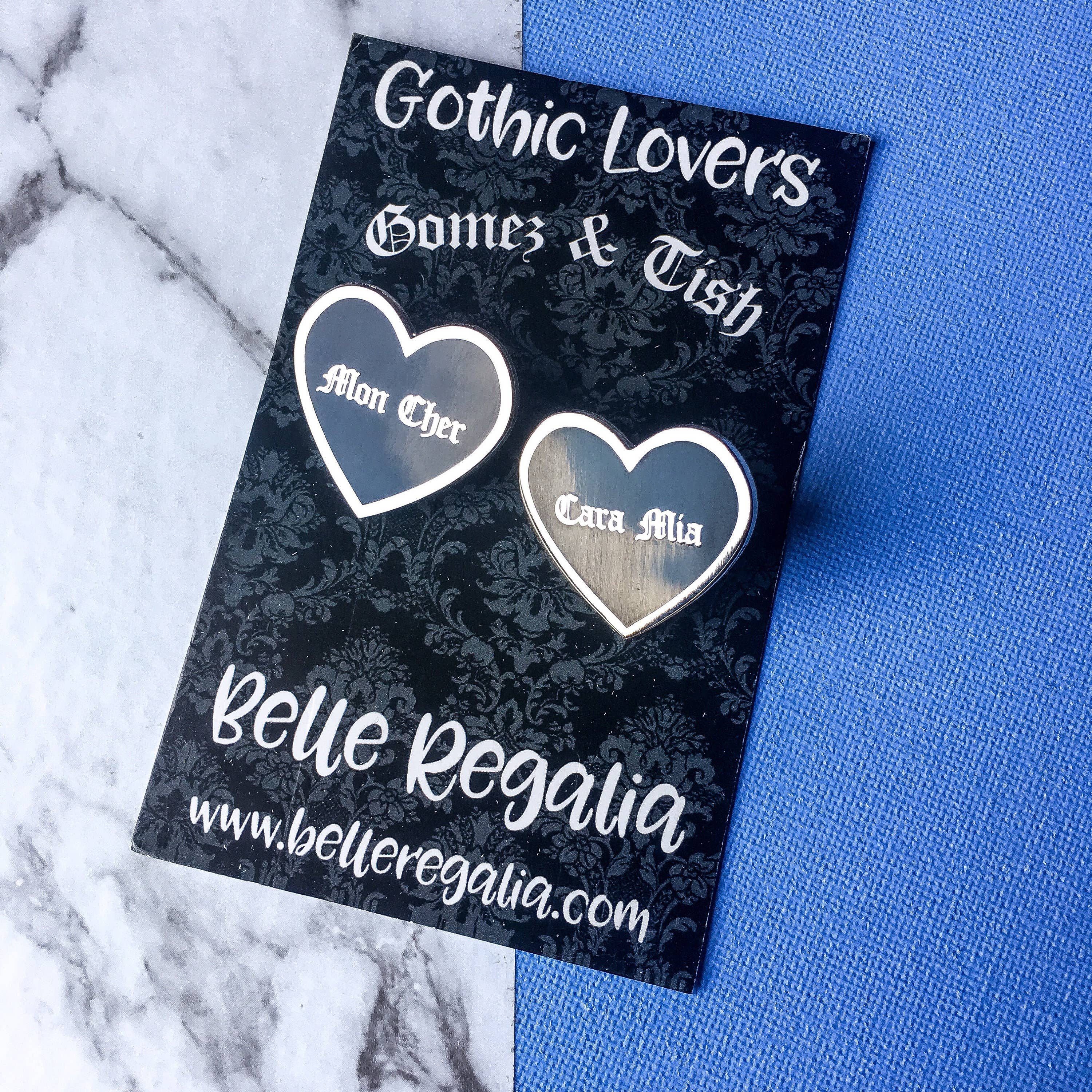 Belle's Books & Candles - Wholesale Lapel pin/button - Mon Cher Cara Mia Pins - Enamel Pin3