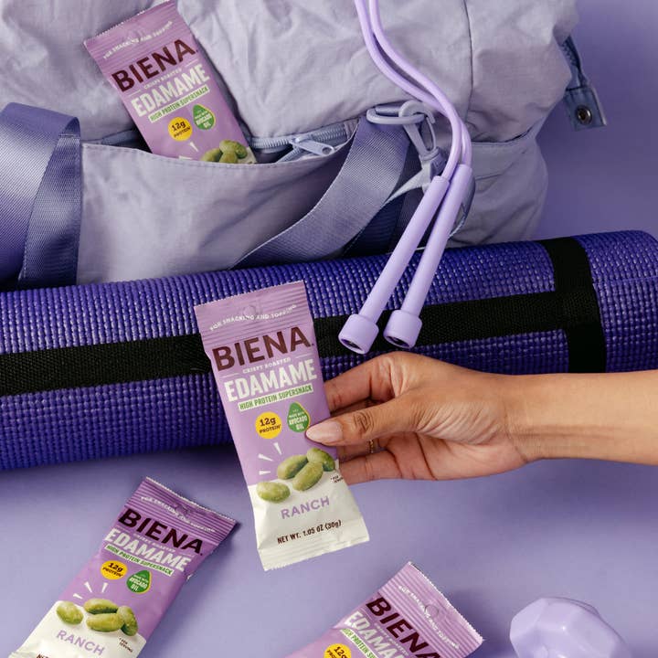 Biena Snacks - Wholesale Nuts - Crispy Edamame 72ct Variety Pack 3