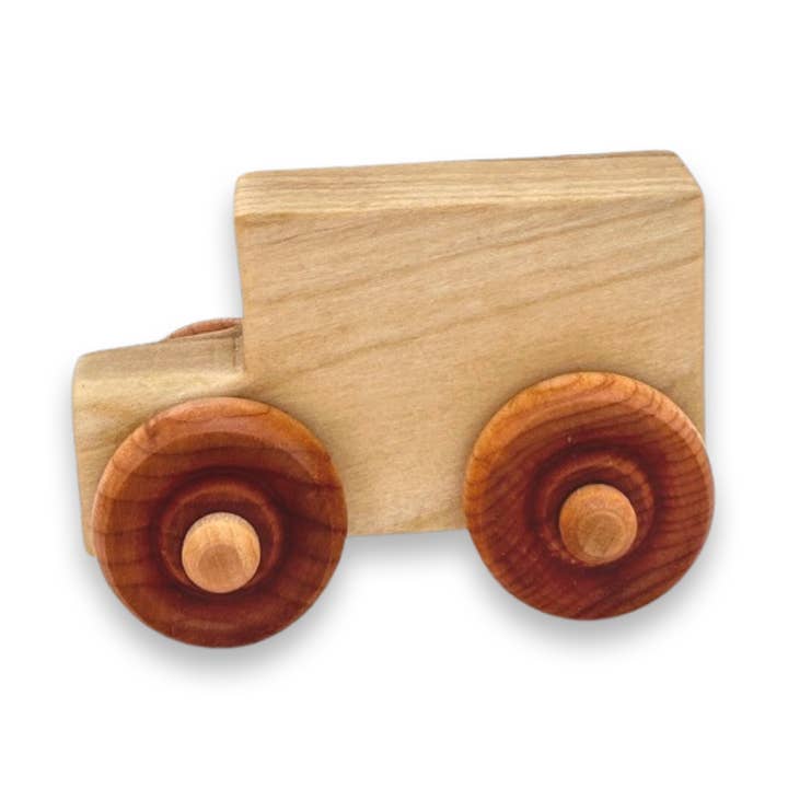 Mini wooden Jeep for wholesale by Farmhouse Friends