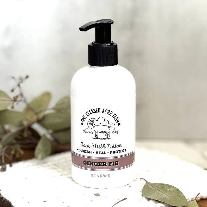 One Blessed Acre Farm - Vendita all'ingrosso Crema/lozione corpo - Lozione al latte di capra allo zenzero0