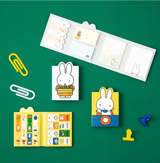 K-Wonderland - Wholesale Sticky Notes - Miffy 4-Fold Sticky Memo Set — Licensed Stationery Collectio10