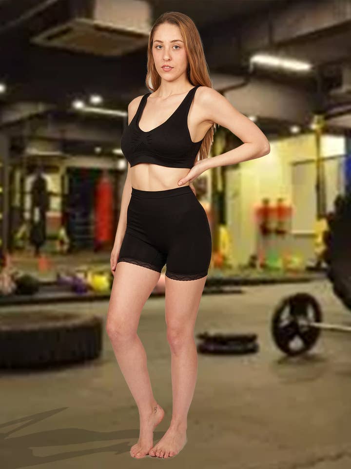 Isadora, Tipi toe, & James Fiallo - Wholesale Underwear - Women's - Women Isadora Nylon/Spandex Seamless Underwear Short7