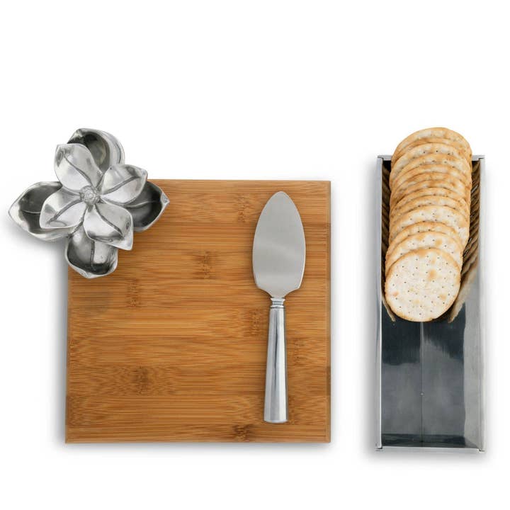 Magnolia Bamboo Cheese Set for wholesale by Arthur Court