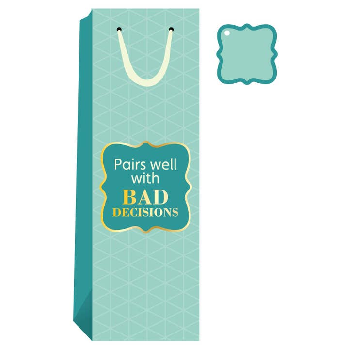 Bad Decisions Wine Bags for wholesale by Drinks on Me