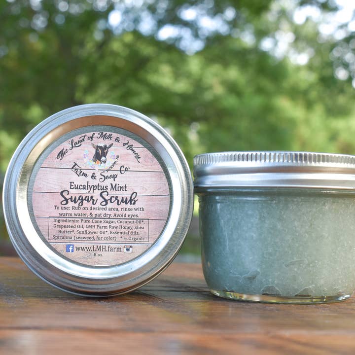 LMH Farm & Soap Co. - Wholesale Body Scrub/Exfoliant - Sugar Scrub - Eucalyptus Mint1