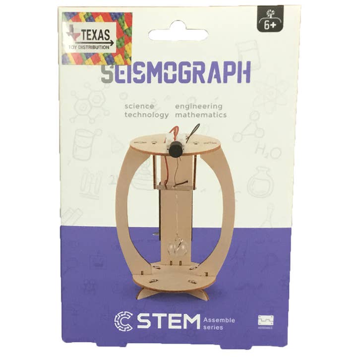 Seismograph DIY STEM Construction Kit Educational Toy for wholesale by Texas Toy Distribution