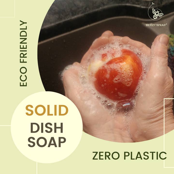 BEEZY ECO - Wholesale Dish Soap - Solid Dish Soap Bar Peppermint, Lime & Tea Tree3