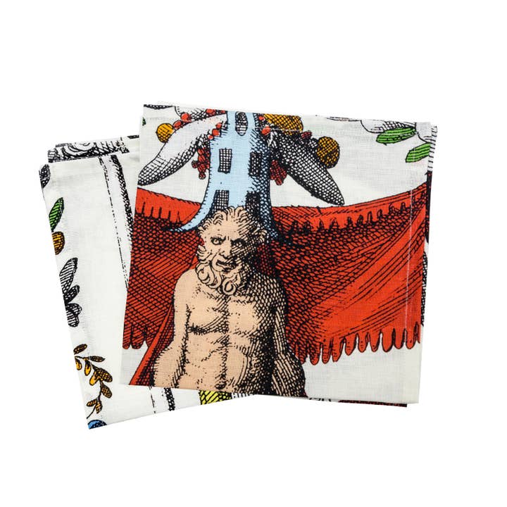 Vito Nesta Grand Tour - Wholesale Dinner & Cloth Napkin - Pompeii linen napkins set of 81