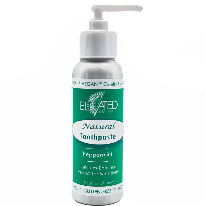 Taylor's Naturals - Wholesale Toothpaste - ELEVATED - Xylitol Natural Toothpaste - w/ PUMP