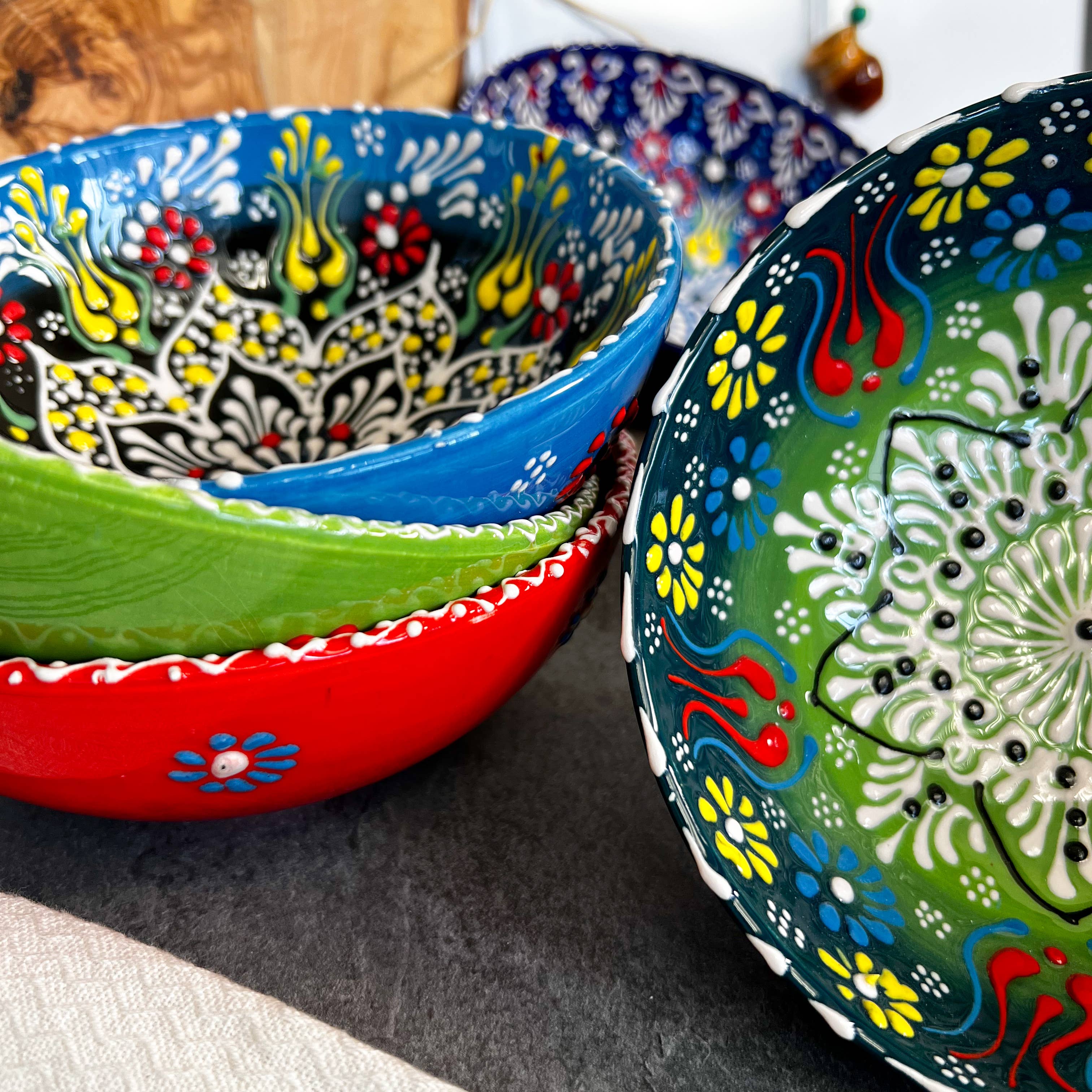 Umays Boho - Wholesale Bowl - Large Handmade Bowls, Decorative Bowls, Boho Kitchen Decor1