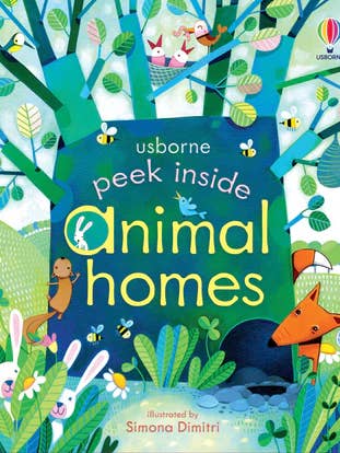 Peek Inside Animal Homes : Usborne for wholesale by HarperCollins