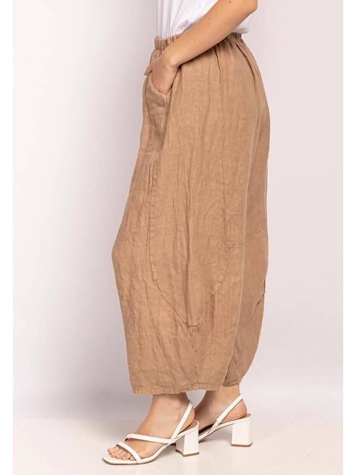 la maison des fibres naturelles - Wholesale Pants – Women's - linen pants 669057 100% LINEN53