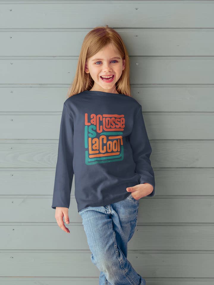 T-shirt à manches longues pour jeunes « Lacrosse Is LaCool » pour la vente par reLAX Wear
