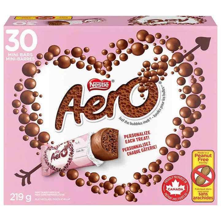 AERO Valentine's Minis 30-pack, 219 g for wholesale by Echo Sales America