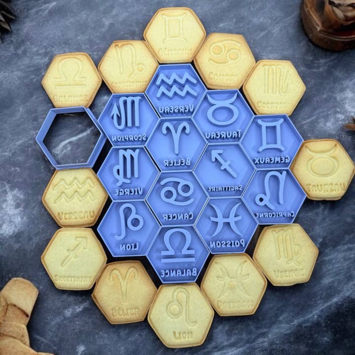Astrological Signs - cookie cutters for wholesale by Uniberry 3D
