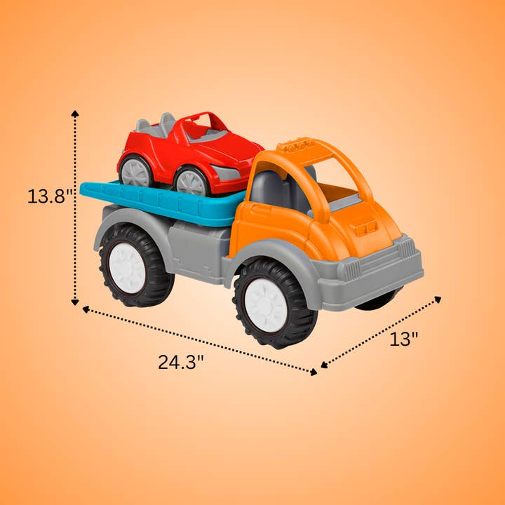 American Plastic Toys - Vendita all'ingrosso Macchinetta/camioncino giocattolo - Bambini - Camion Gigante Trasportatore di Auto Giocattolo in Plastica per Bambini3