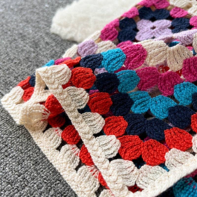 KK Bloom - Vente Cardigan – femme - Cardigan long bohème en crochet à devant ouvert7