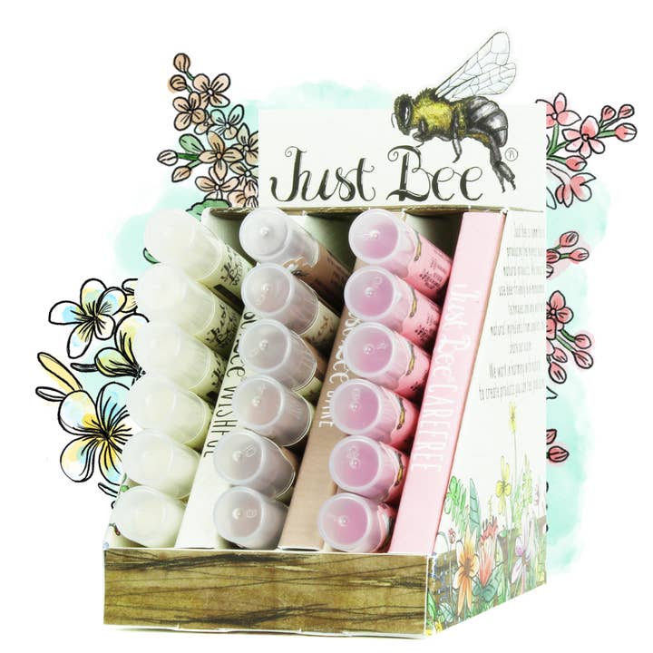 Just Bee - Wholesale Lip Balm - Lip Shimmer - Light Collection Starter Display