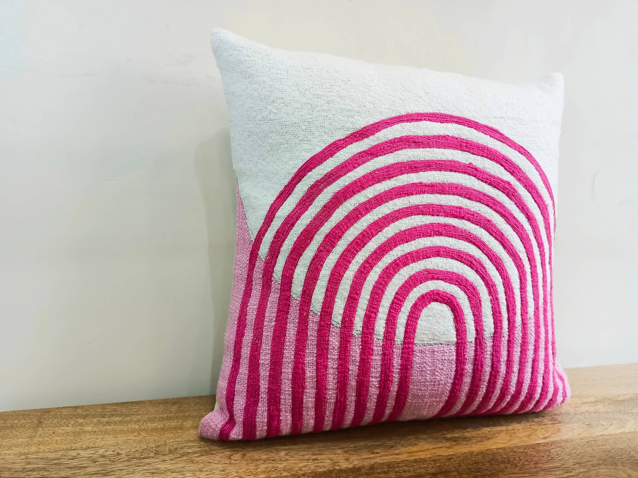 Eyda Homes - Wholesale Throw Pillow Cover - Handmade Cotton Pillow Cover | 18x18 Embroidered Boho Cover5