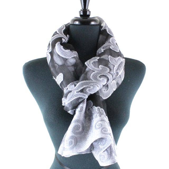 Pretty Persuasions – Großhandel Schal – Damen – JC19020 Durchsichtiger Schal/Schal „Shanghai Night Night“14