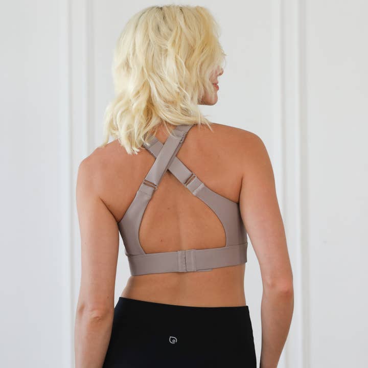 Chai Venice 3 Ultimate Support Full Coverage Nursing & Pumping Sports Bra (Ribbed Chai) for wholesale on Faire7