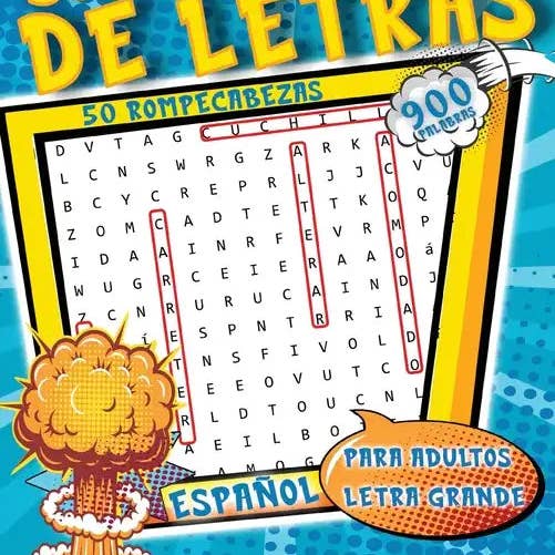 Books by splitShops - Wholesale Book - Adult - Sopa de Letras en Español: Español Libro Para Adultos Mantén tu Mente Bien Codificada - Paperback