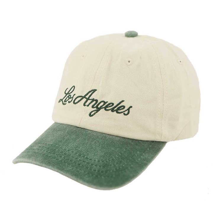 anbfashion - Wholesale Baseball Cap - Women's - Los Angeles Embroidery Cotton Cap