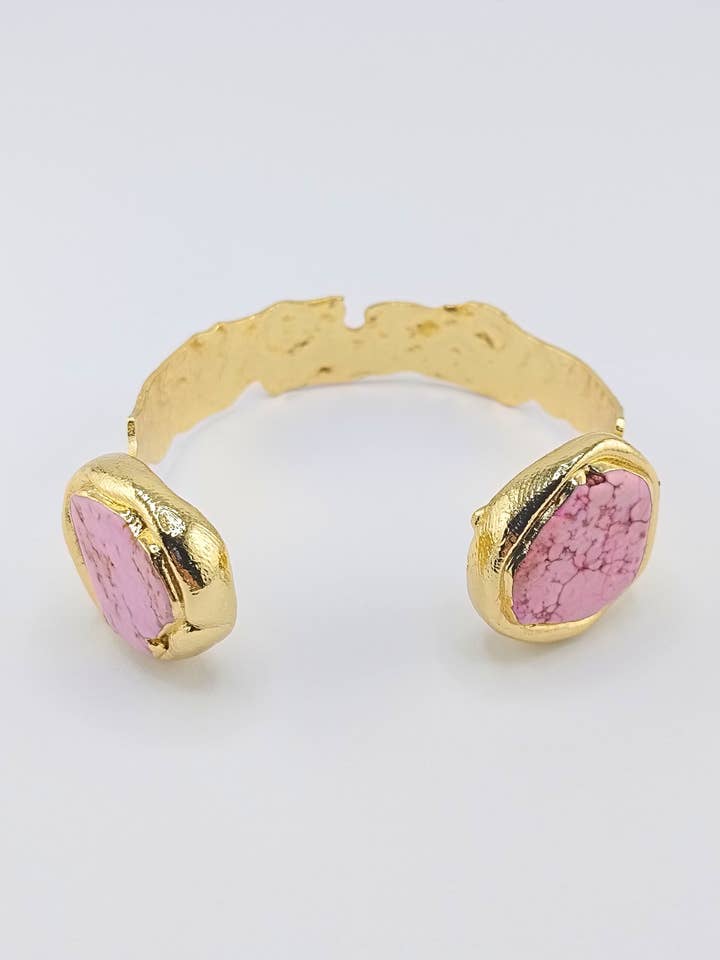 Miz Casa & Co Zemira Manschette Gold Pink für den Großhandel von Izoa pty ltd