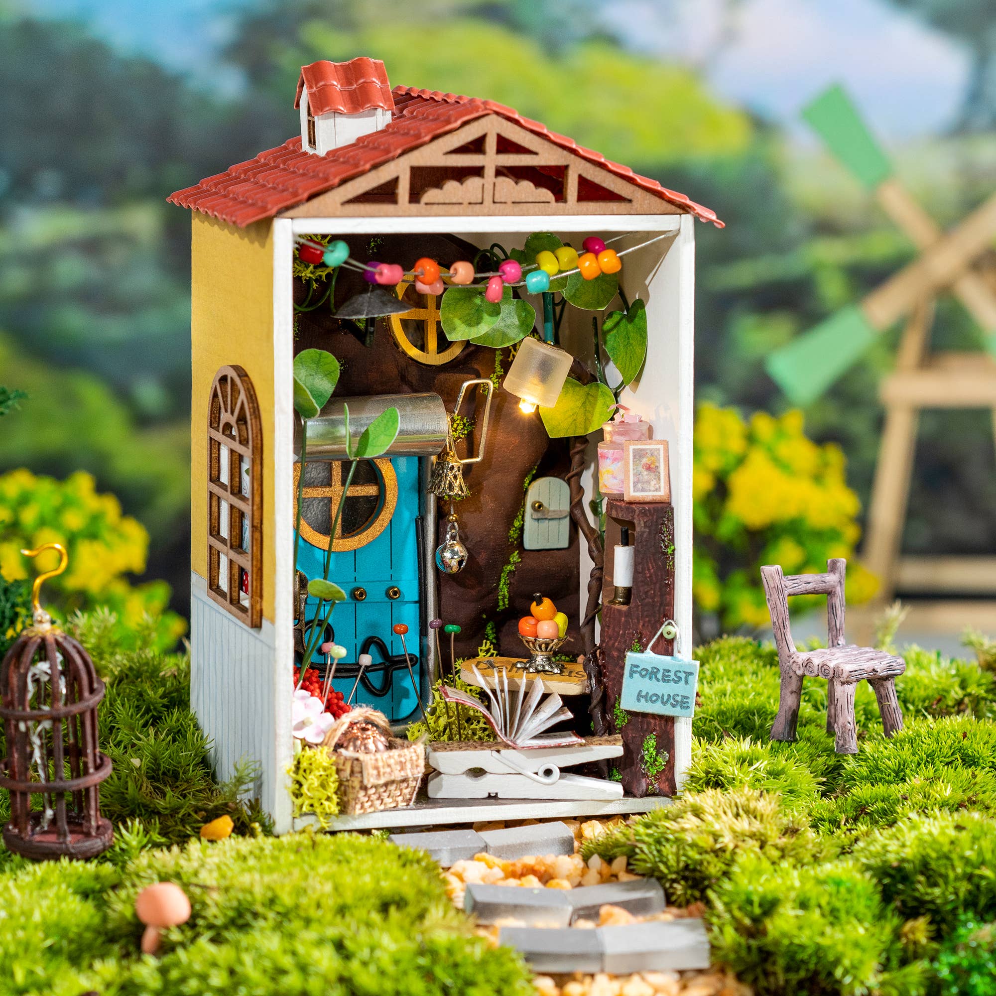 Hands Craft - Wholesale DIY Craft Kit - DIY Miniature House Kit: Borrowed Garden4