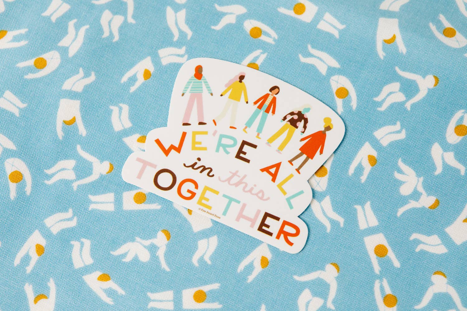 Free Period Press - Wholesale Sticker - We're All in This Together Vinyl Decal Sticker2