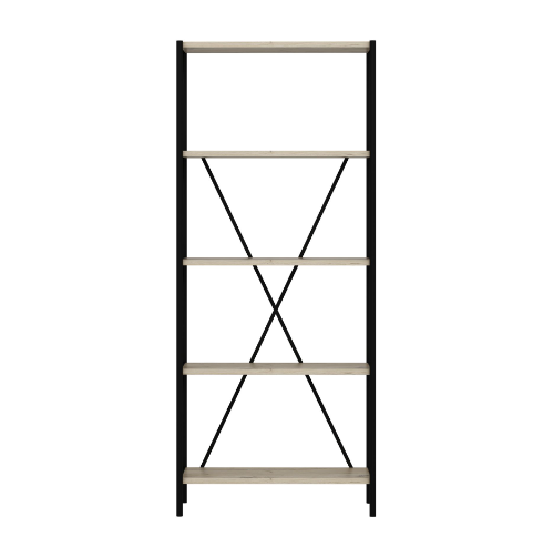 benjashop – wholesale Bookcase – Metal Leg Bookshelf - Senza1