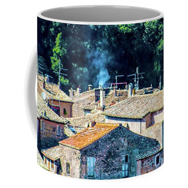 TASSE À CAFÉ - TASSE À CAFÉ « LA VILLA MÉDIÉVALE DE CALCATA » pour la vente par sorayadapuzzostore