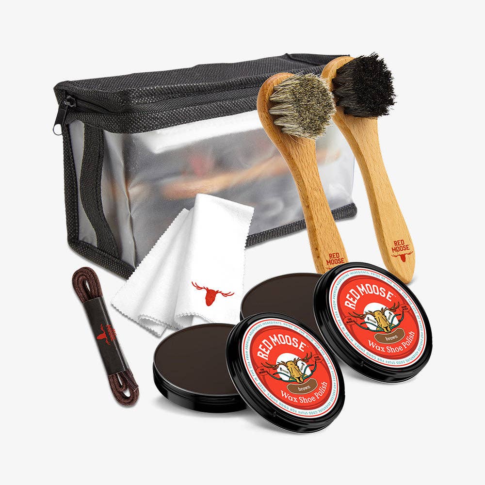 Red Moose – Großhandel Schuhcreme – Wachs-Schuhputz-Set1