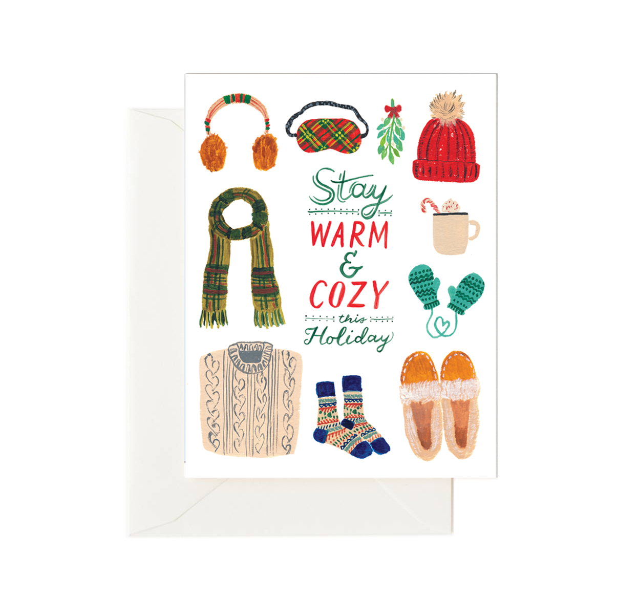 Forage Paper Co. - Wholesale Season's Greetings Card - Stay Cozy (Box of 8)0