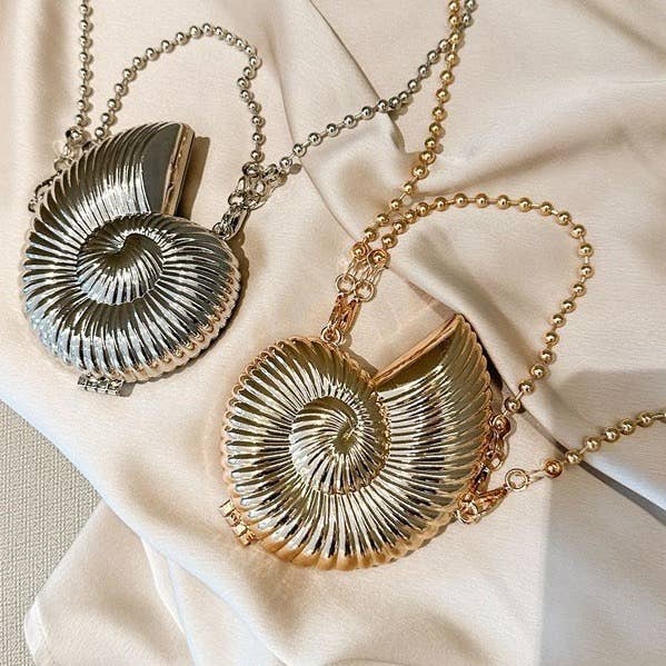 Seashell Acrylic Lock Clasp Crossbody Bag for wholesale by POSTA Designs Studio