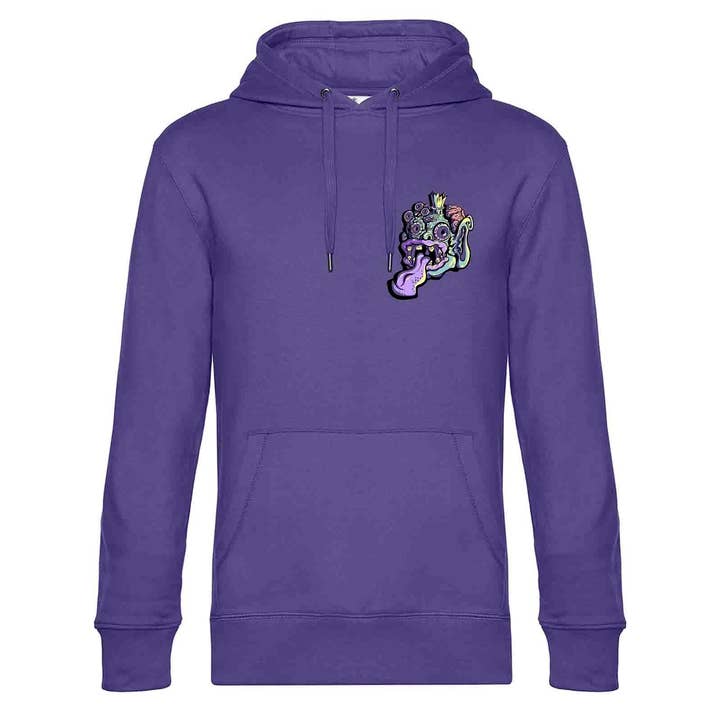 Sudadera con capucha UZTZU® Monster Purple para venta al por mayor de Uztzu