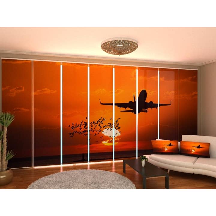 Conjunto de 8 Cortinas Volo Painel por atacado de IlyDecor