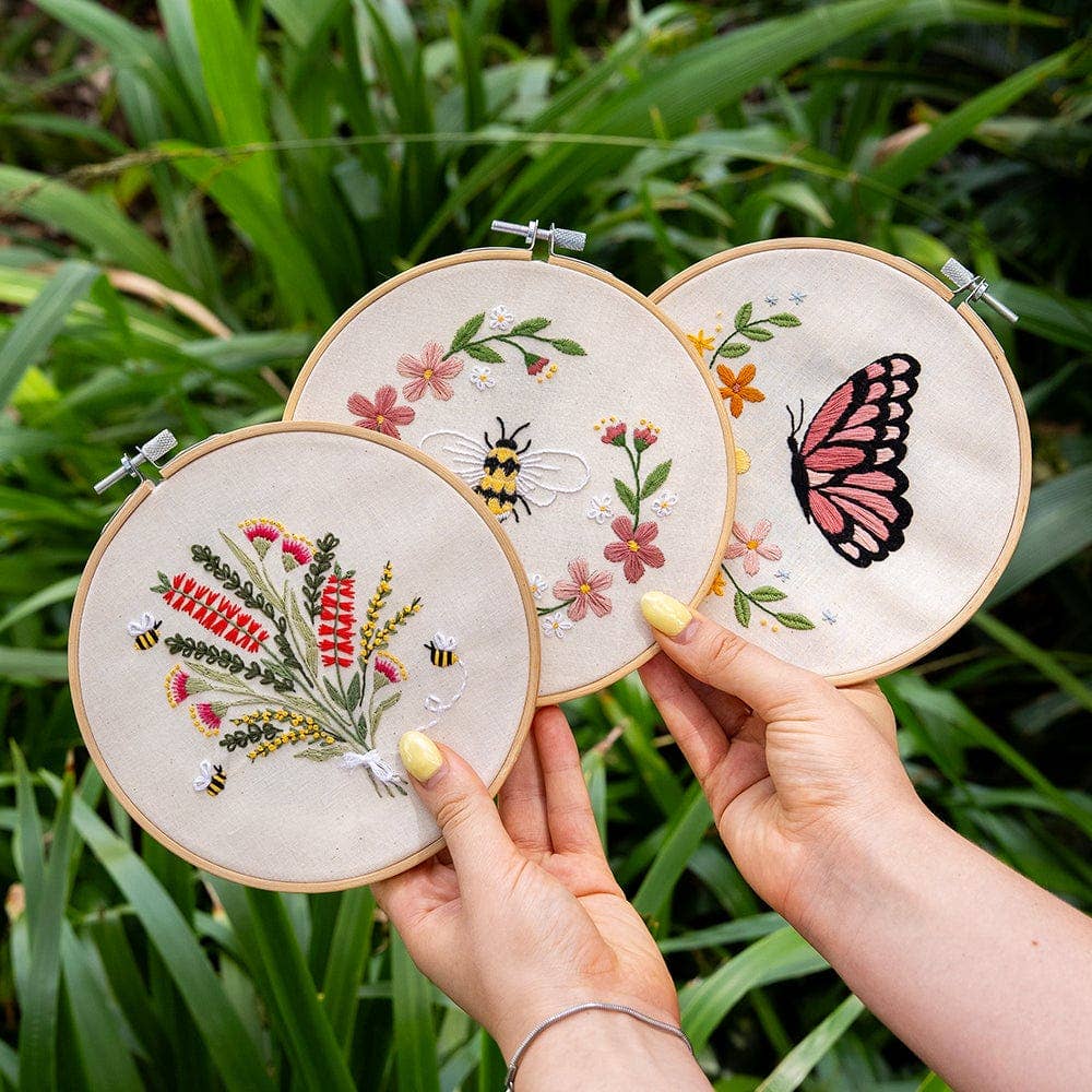 Craft Club - Wholesale Embroidery/cross-stitch supplies - AUSTRALIAN NATIVE BOUQUET - Embroidery Kit9