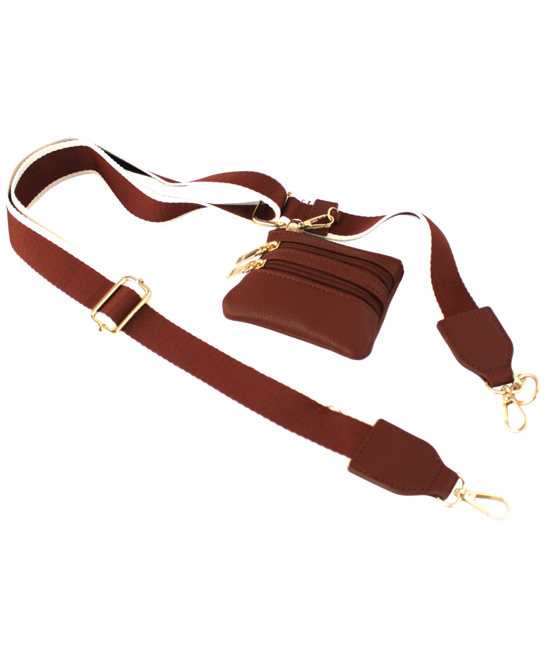 AR New York - Wholesale Crossbody Bag - Women's - C001 - Stripe Clip & Go Crossbody Strap with Pouch8